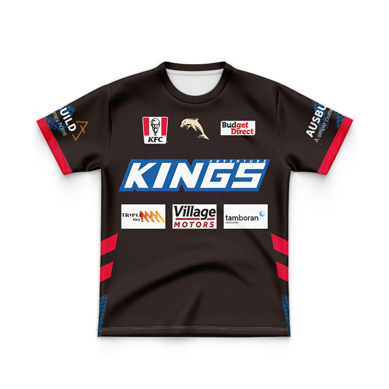 Kid's Dolphins 2023 Training Jersey Black