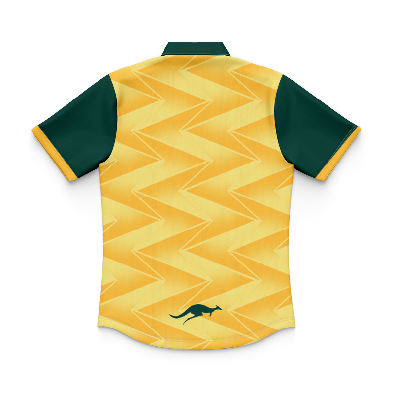 Kid's Australia Kangaroos 2024 Pro Training Polo Shirt