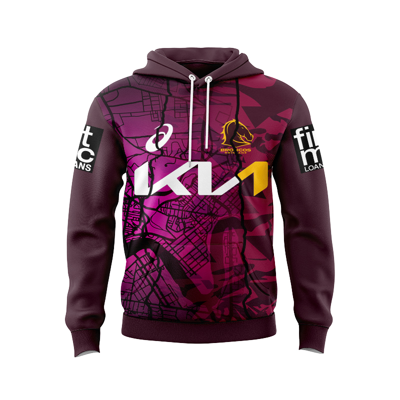 NRL Brisbane Broncos 2024 Alternate Mix Hoodie