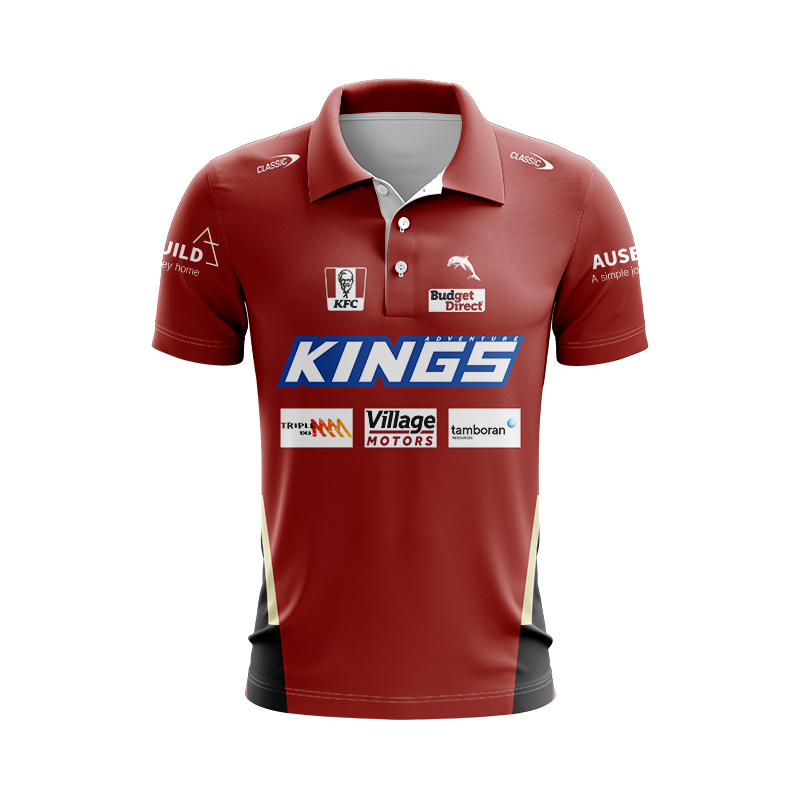 Dolphins 2024 Red Training Polo Shirt