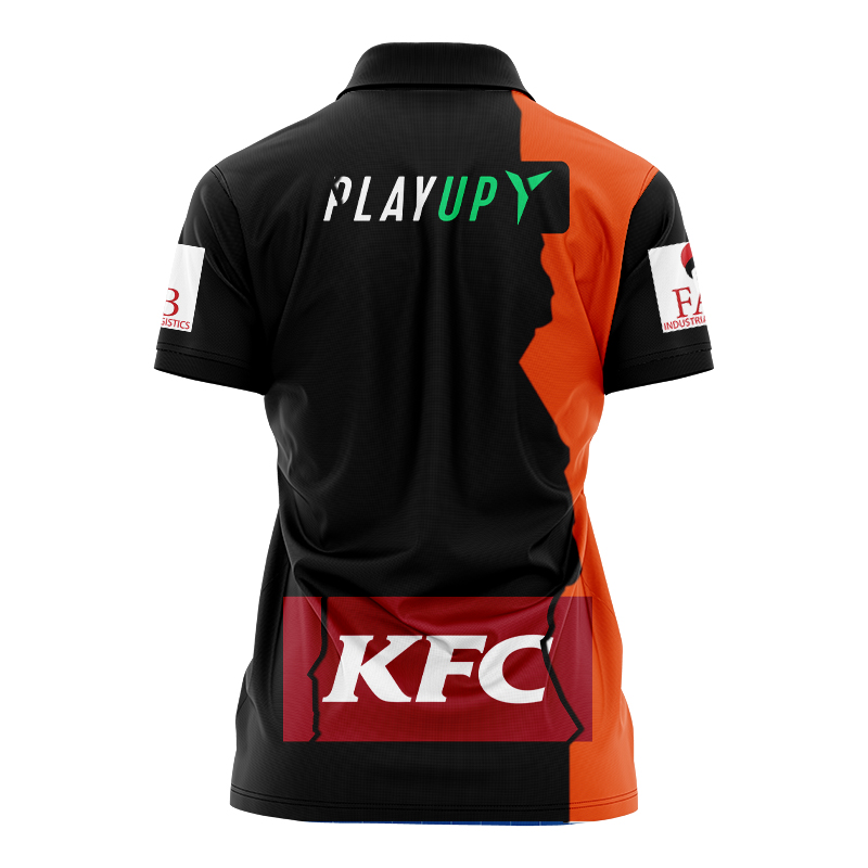 Women's NRL Wests Tigers 2024 Mix Polo Shirt