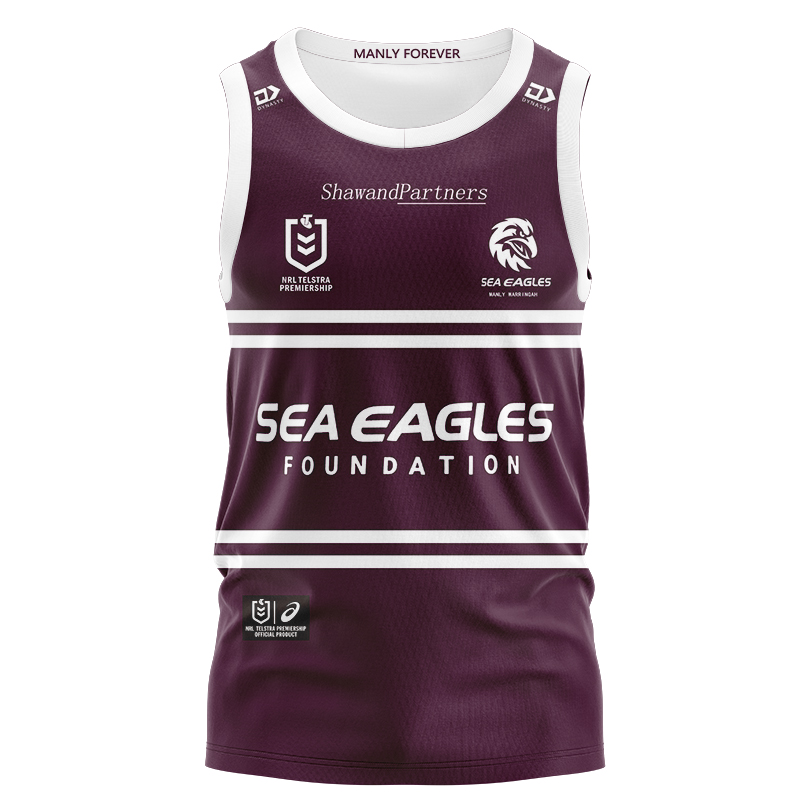 NRL Manly Warringah Sea Eagles 2024 Home Singlet