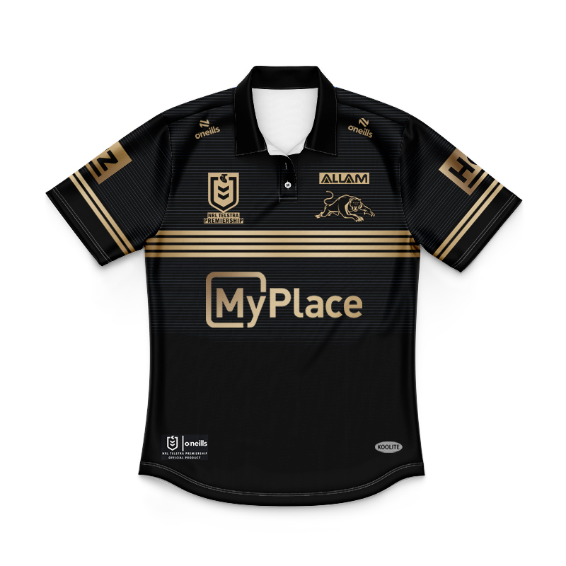 Kid's NRL Penrith Panthers 2025 Alternate Polo Shirt