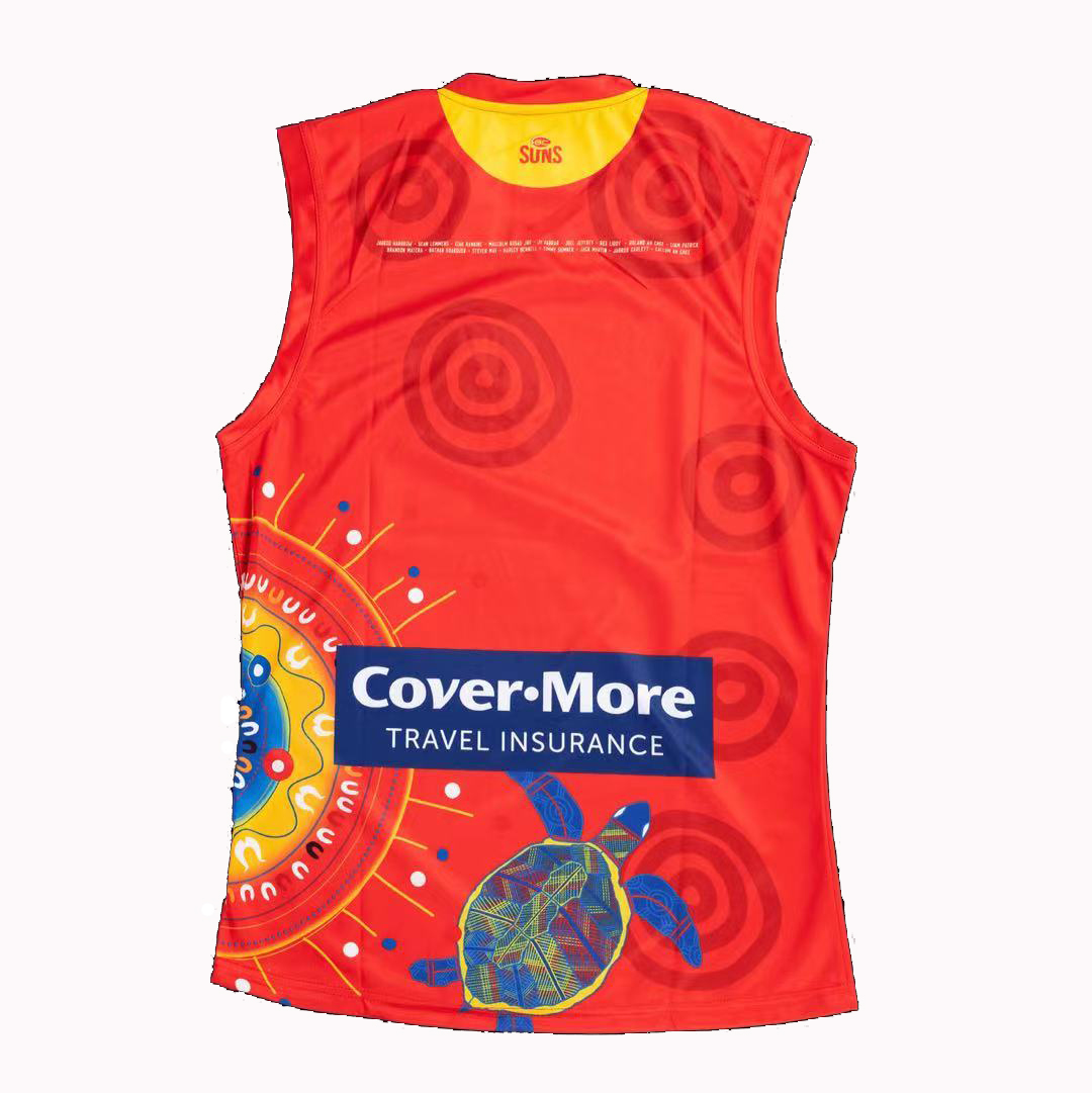 AFL Gold Coast Suns 2021 Indigenous Guernsey