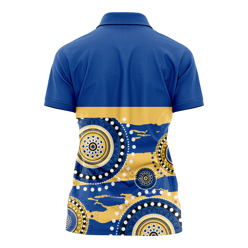 Women's NRL Parramatta Eels 2024 Aboriginal Polo Shirt