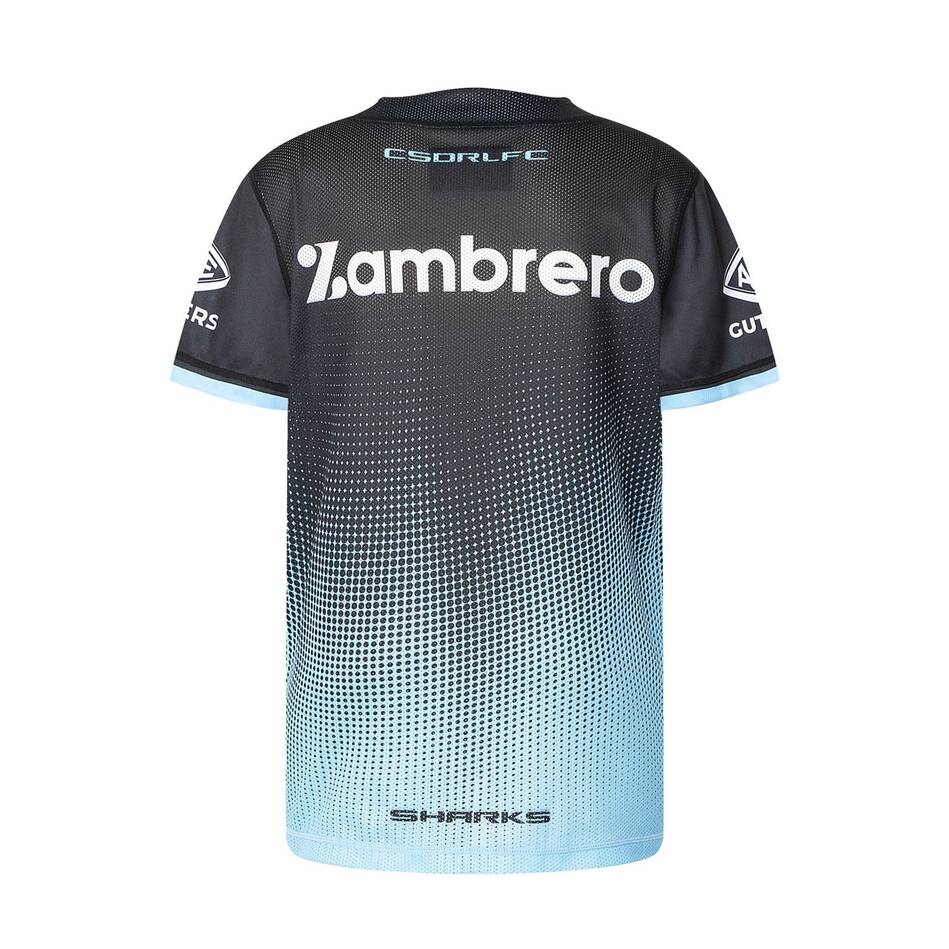 Kid's NRL Cronulla-Sutherland Sharks 2025 Blk Training Jersey