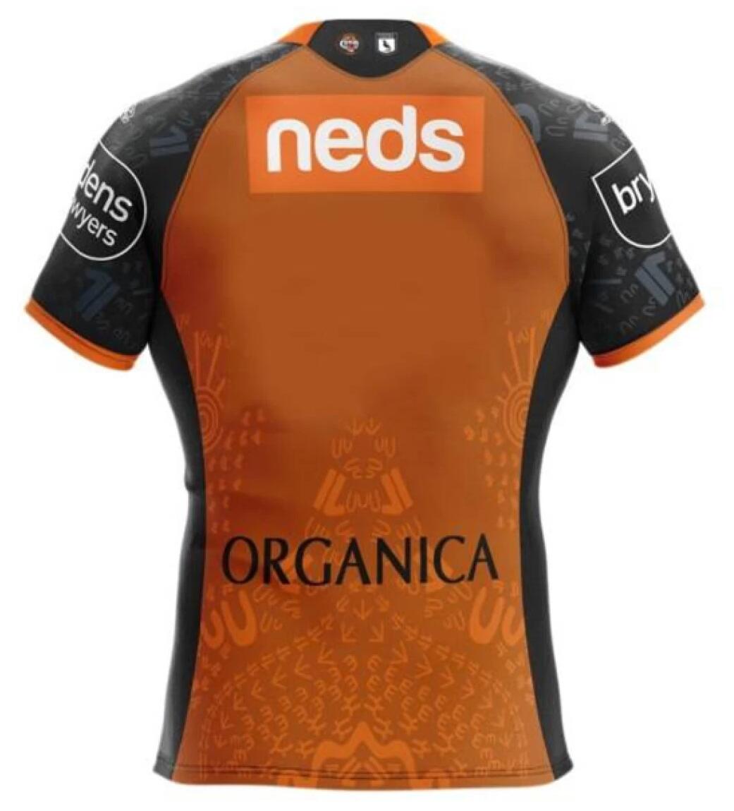 NRL Wests Tigers 2021 Indigenous Jersey