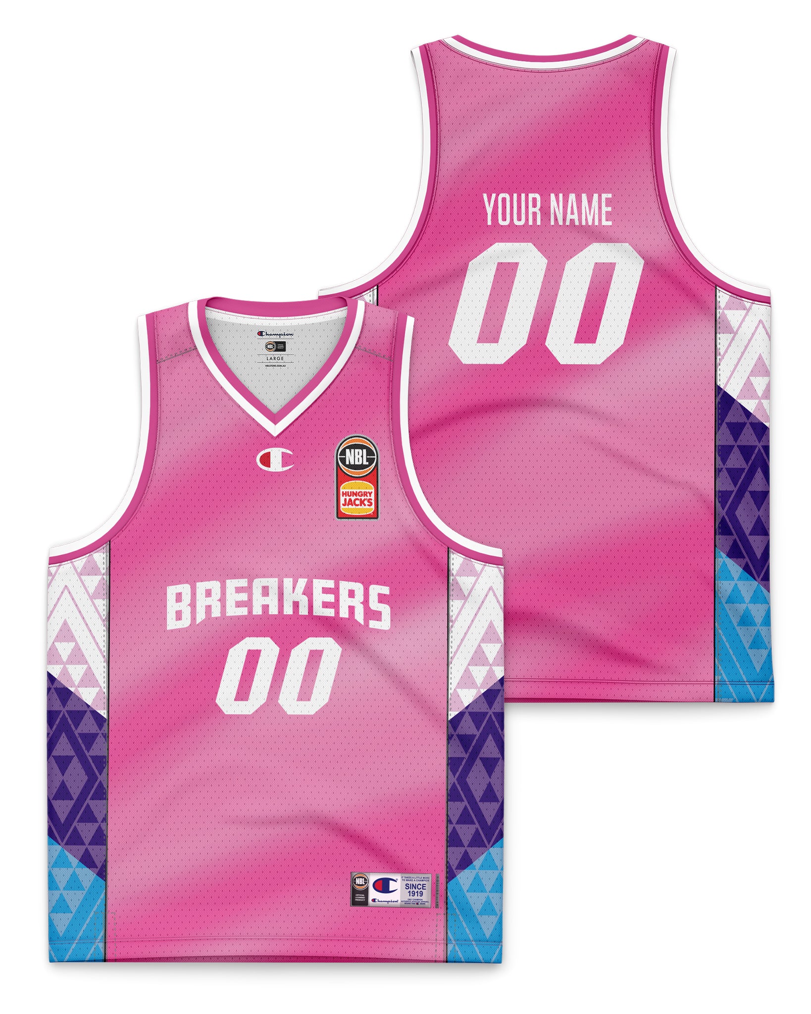 New Zealand Breakers 23/24 Home Jersey - Personalised