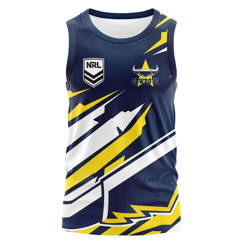 NRL North Queensland Cowboys 2024 ANZAC Singlet
