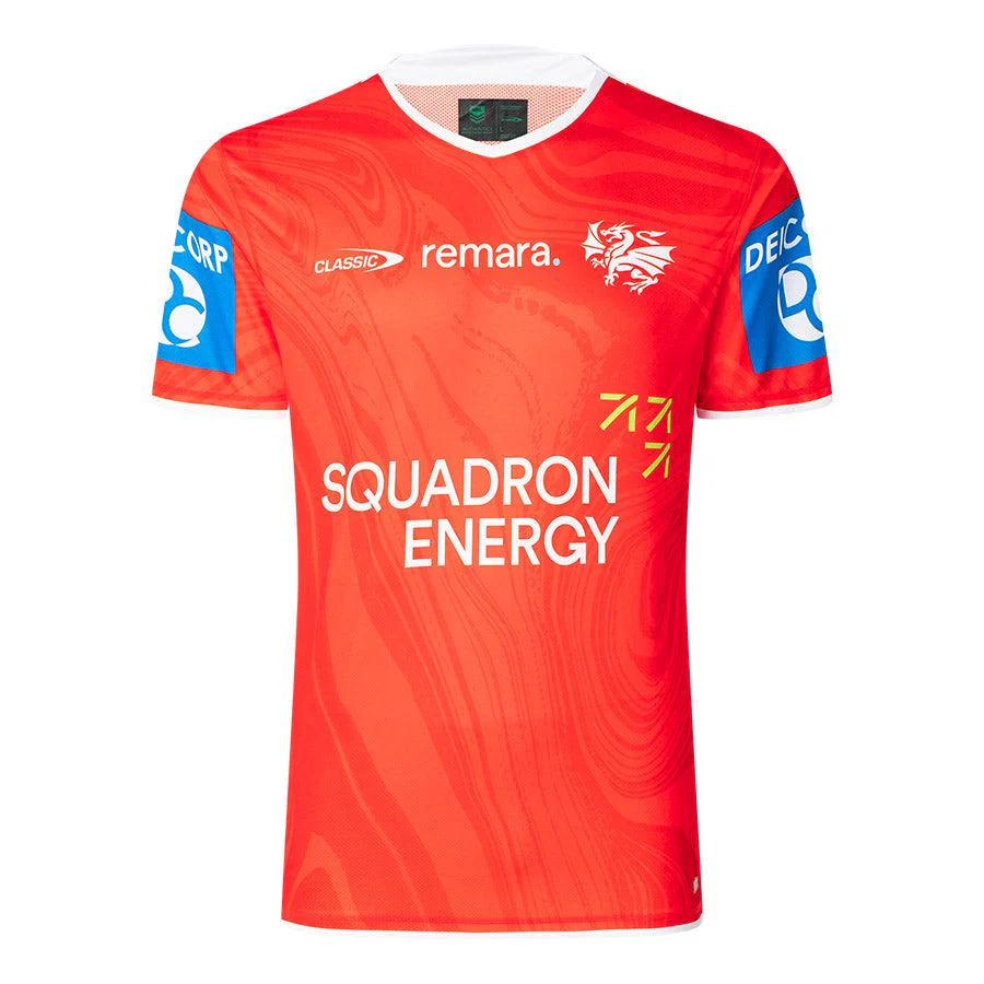 NRL St George Illawarra Dragons 2025 Red Training Jersey