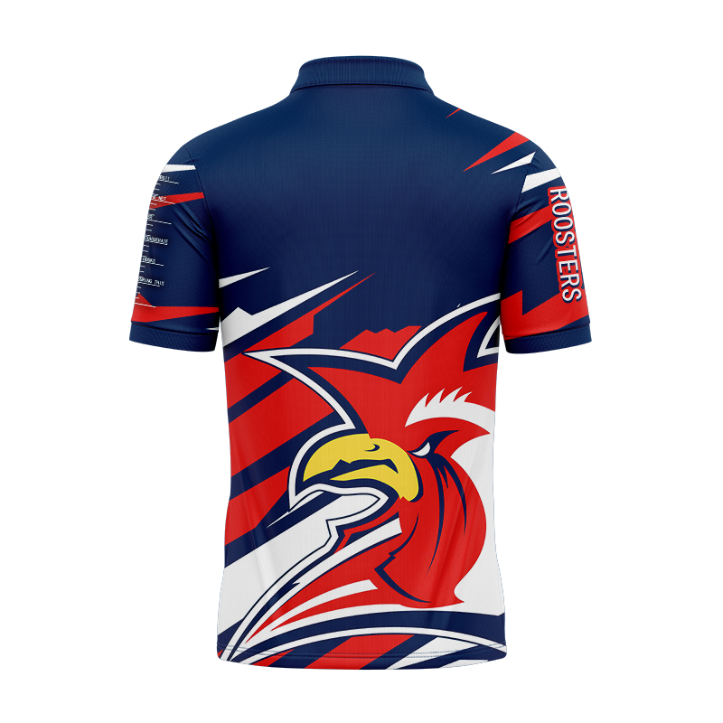NRL Sydney Roosters 2024 'FISHFINDER' Fishing Polo Shirt