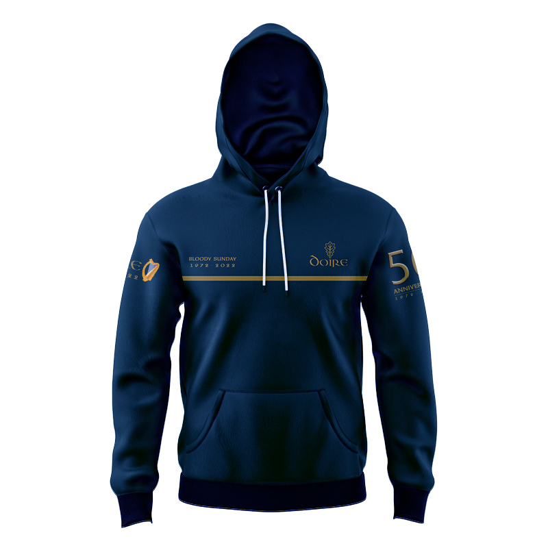 Kid's GAA Derry Bloody Sunday Commemorative Dark Blue Hoodie