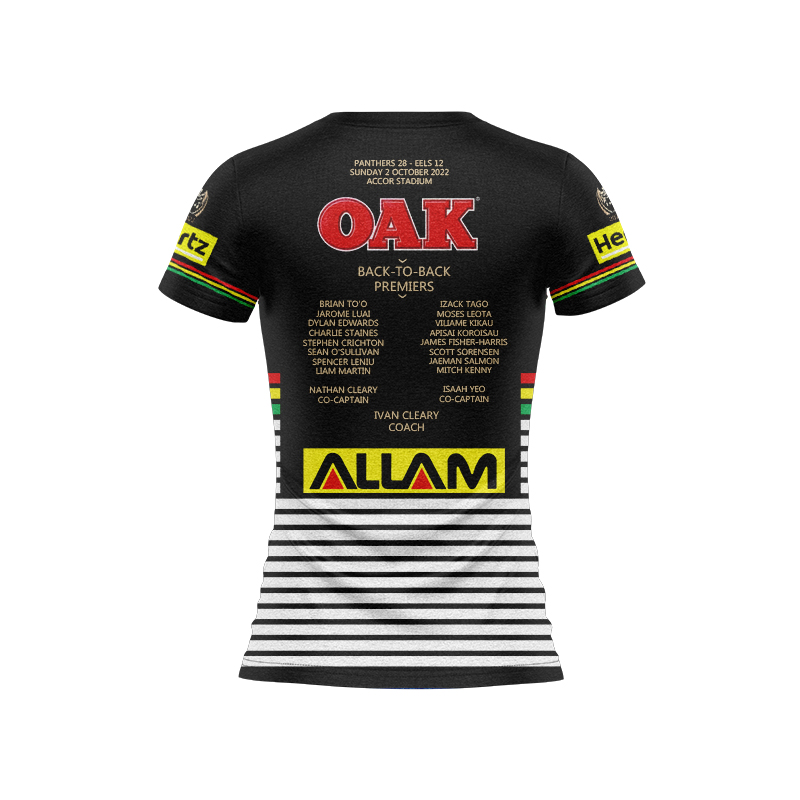 Women's NRL Penrith Panthers 2022 Premiers Jersey