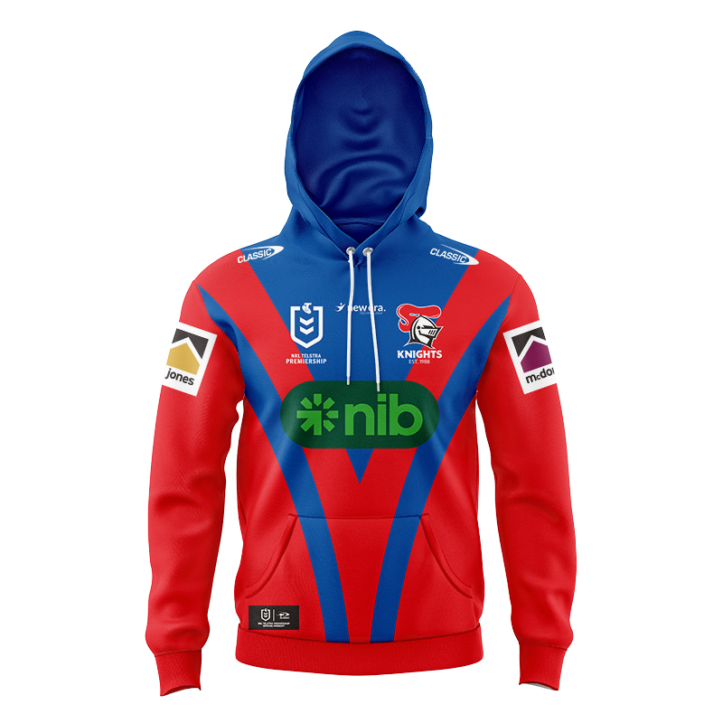 Kid's NRL Newcastle Knights 2024 Home Hoodie