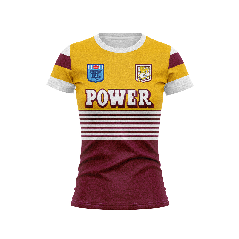 Women's NRL Brisbane Broncos 1988 Retro Jersey