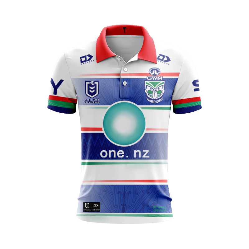 NRL New Zealand Warriors 2025 Away Polo Shirt