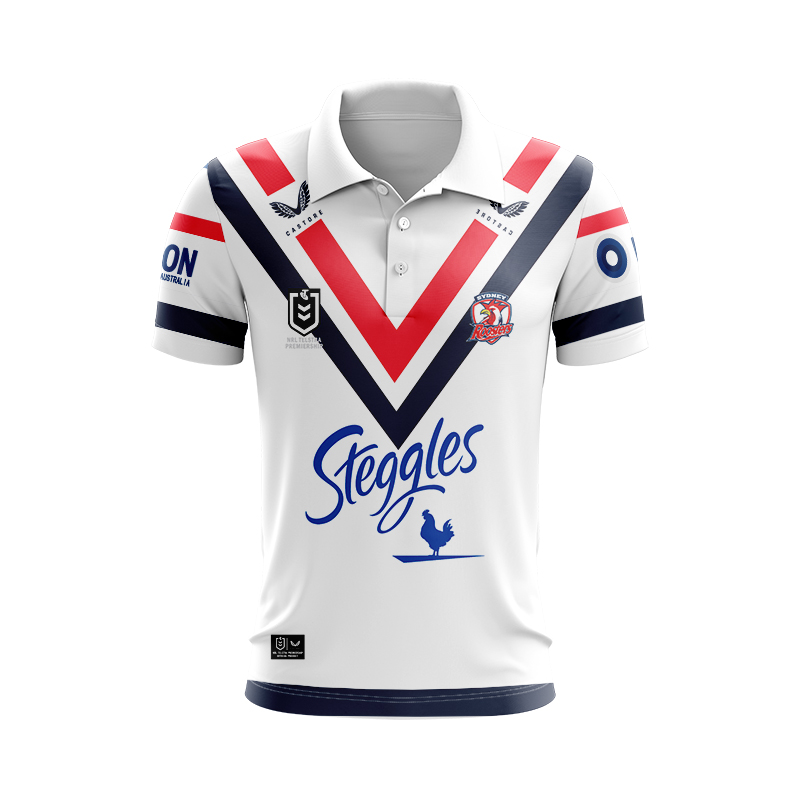 NRL Sydney Roosters 2024 Away Polo Shirt