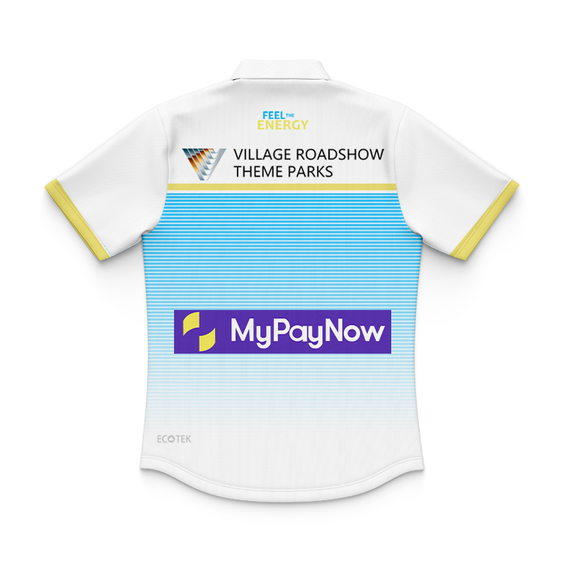 Kid's NRL Gold Coast Titans 2025 Away Polo Shirt