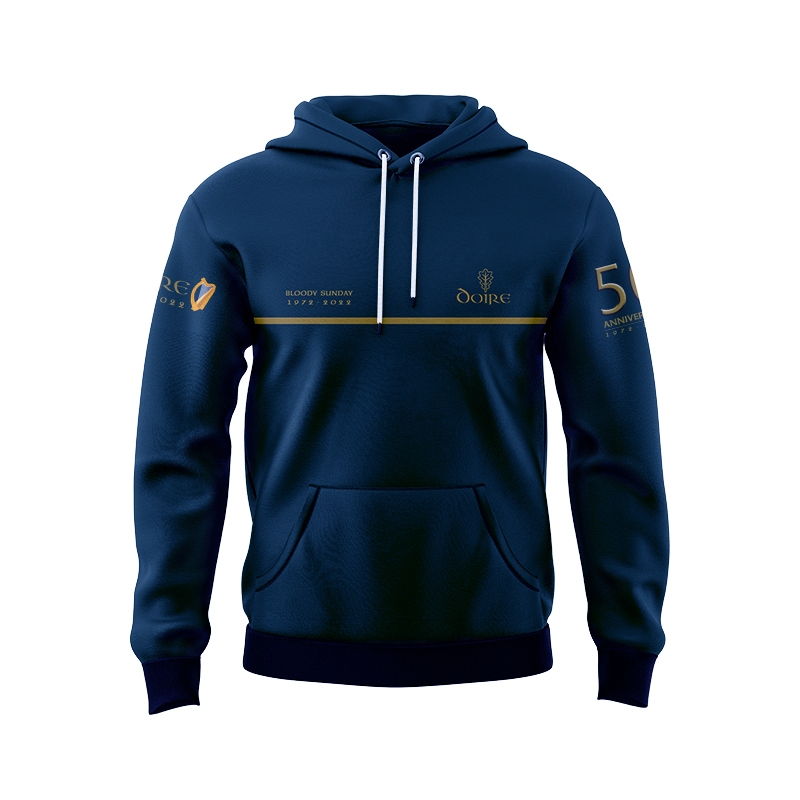 Men's Derry GAA Bloody Sunday Commemorative Dark Blue Hoodie