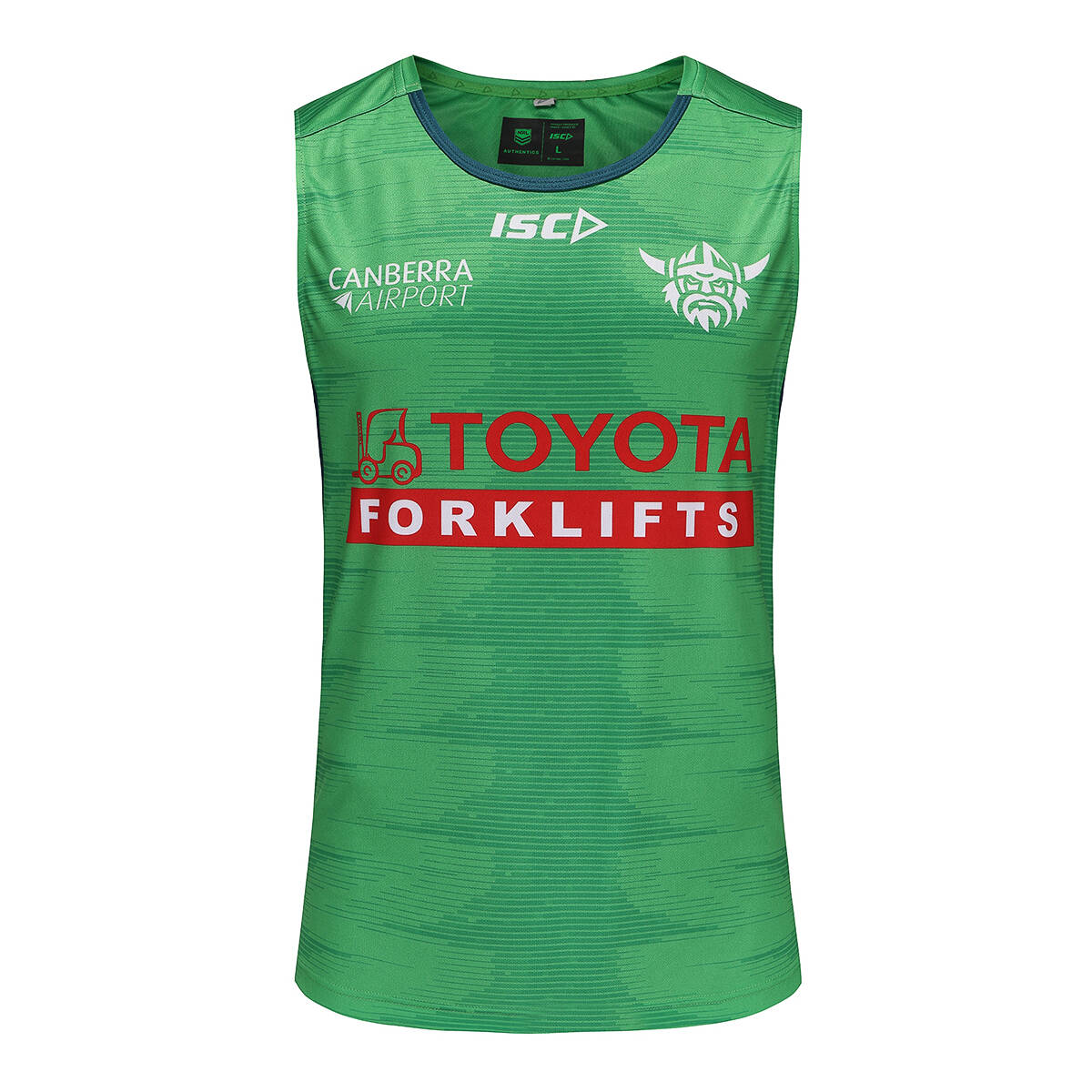 NRL Canberra Raiders 2025 Envy Training Singlet