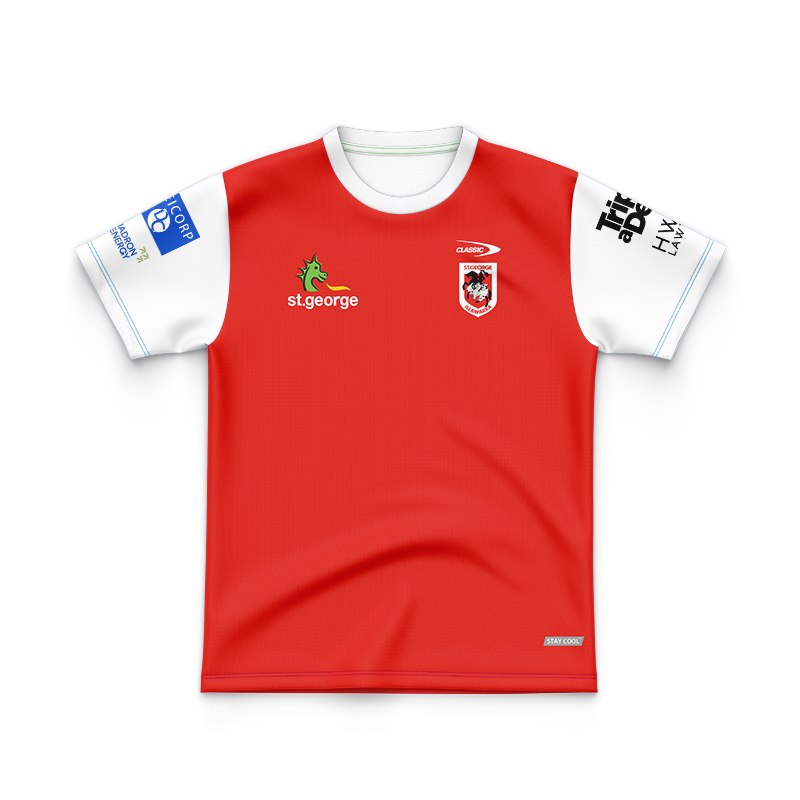 Kid's NRL St George Illawarra Dragons 2024 Player Jersey