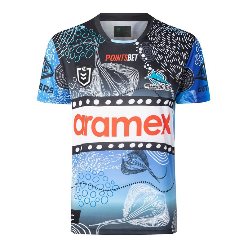 NRL Cronulla-Sutherland Sharks 2024 Indigenous Jersey