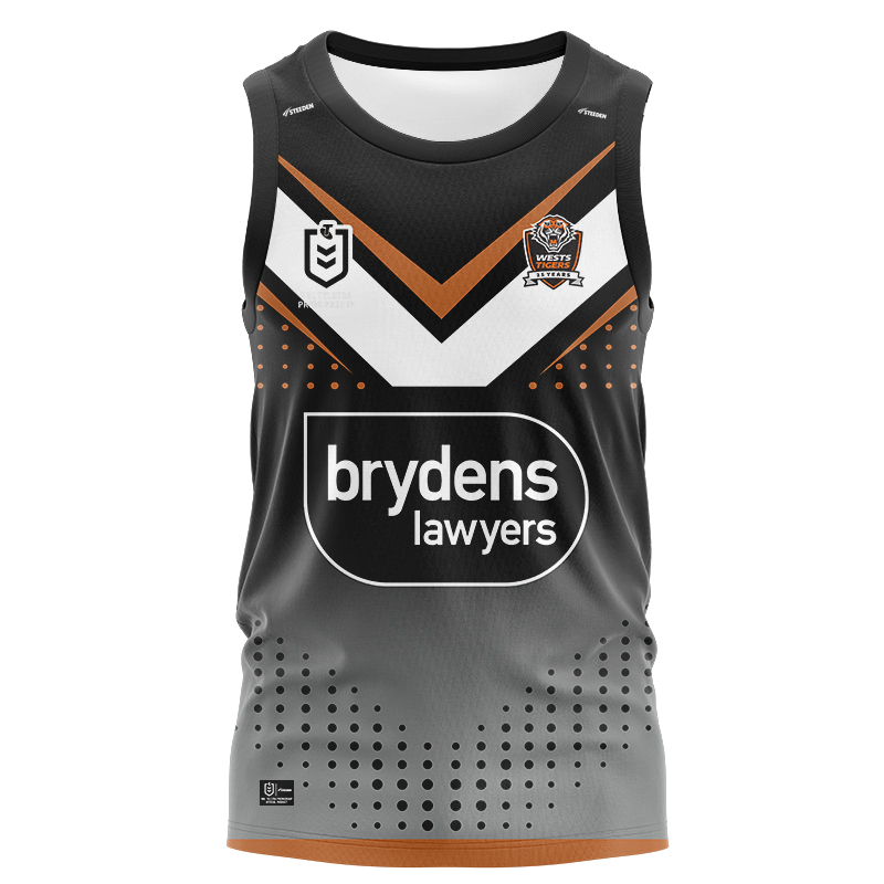 NRL Wests Tigers 2024 Home Singlet