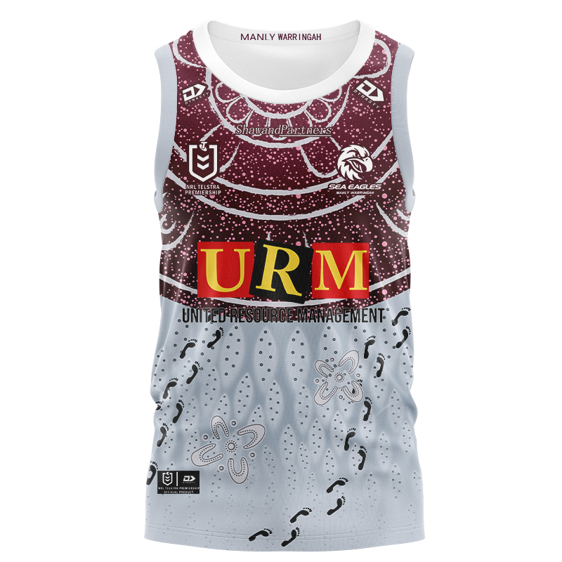 NRL Manly Warringah Sea Eagles 2024 Indigenous Singlet