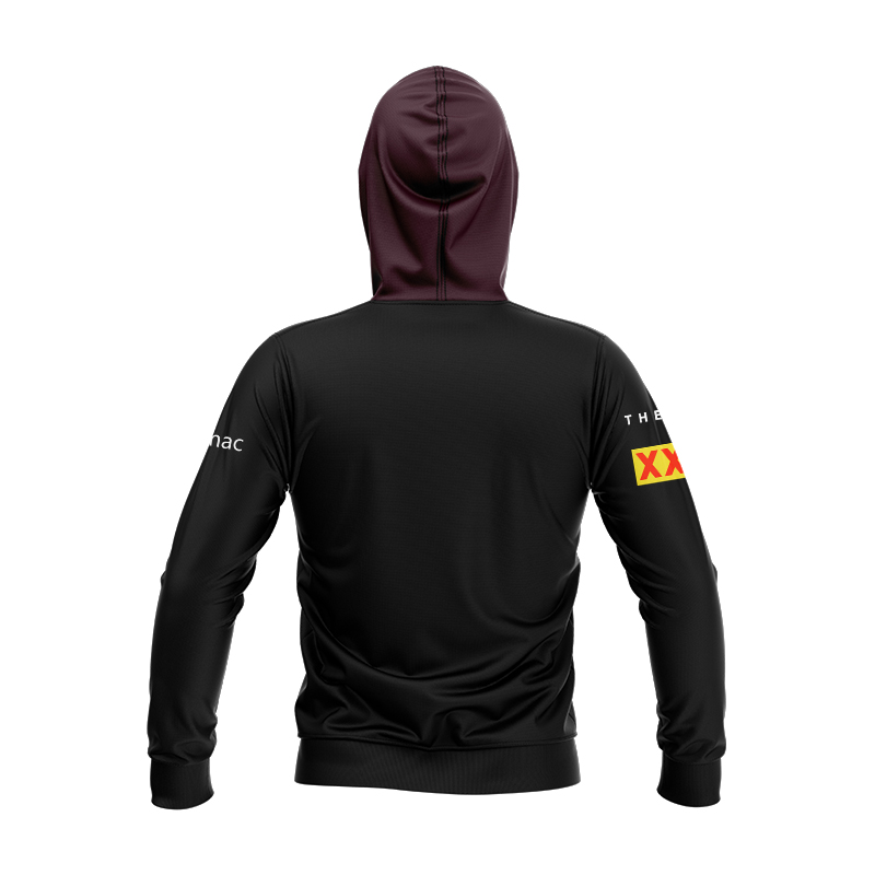 Kid's NRL Brisbane Broncos 2025 Black Team Hoodie