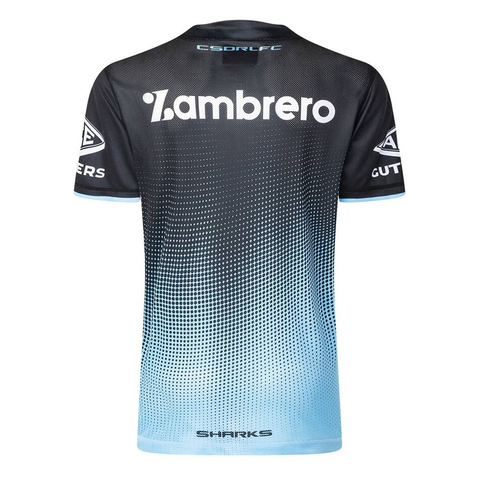 NRL Cronulla-Sutherland Sharks 2025 Blk Training Jersey
