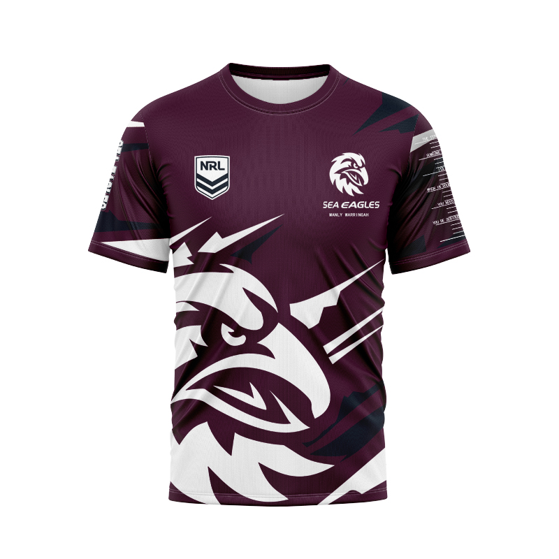 NRL Manly Warringah Sea Eagles 2024 'FISHFINDER' Jersey