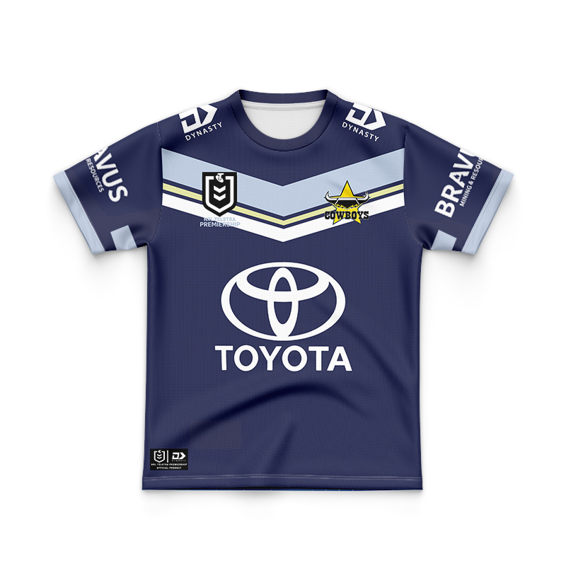 Kid's NRL North Queensland Cowboys 2024 Home Jersey