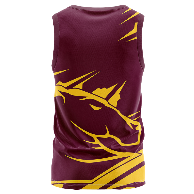 NRL Brisbane Broncos 2024 'FISHFINDER' Singlet