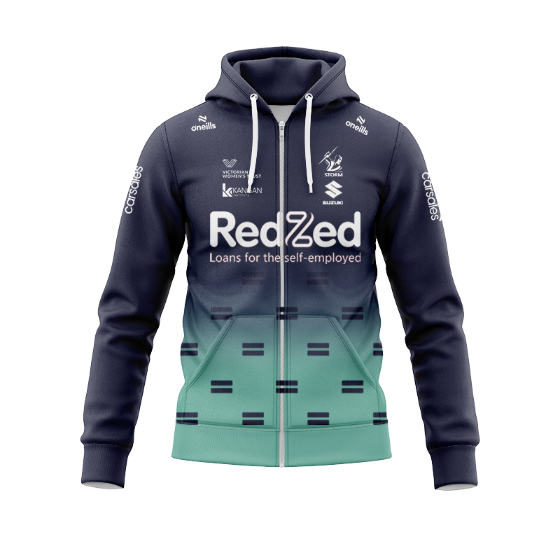 NRL Melbourne Storm 2024 WIL Zipper Hoodie