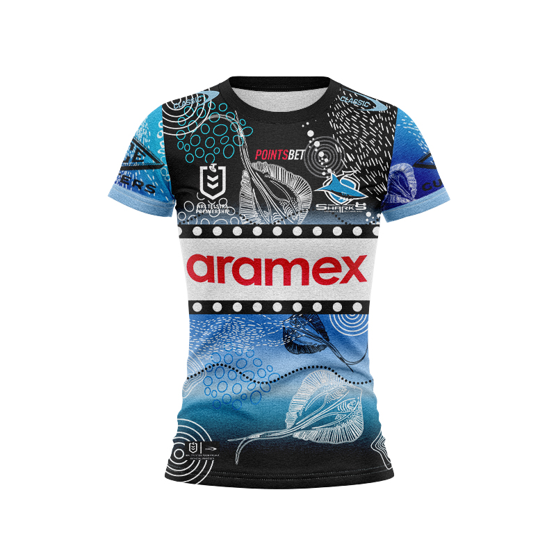 Women's NRL Cronulla-Sutherland Sharks 2024 Indigenous Jersey