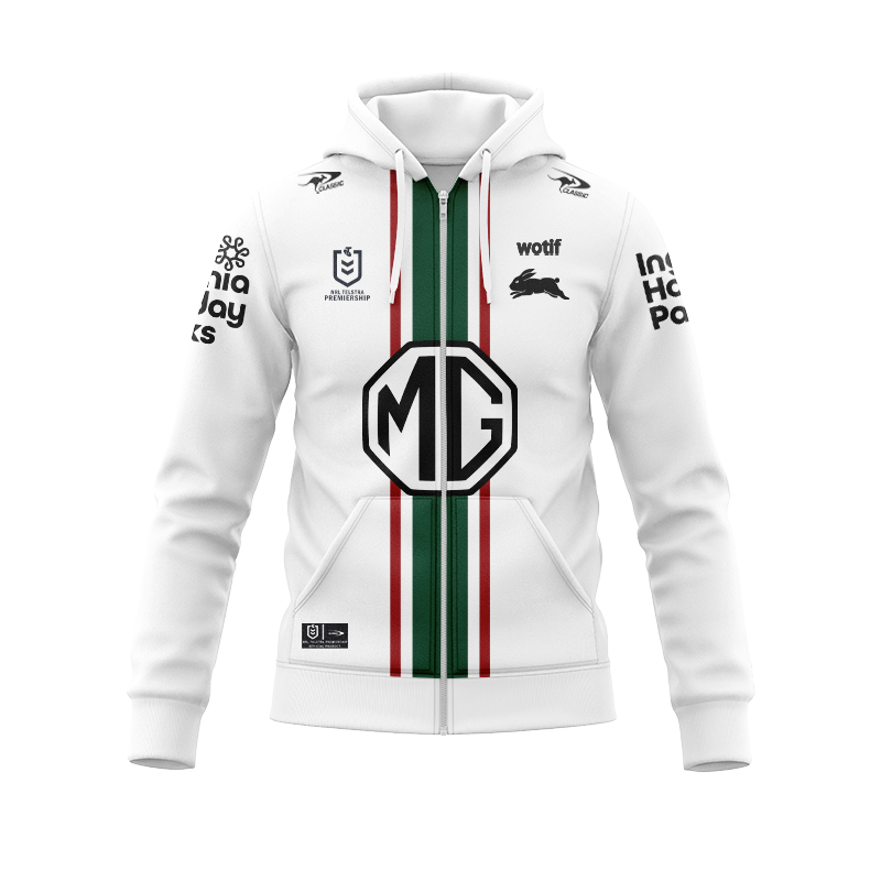 NRL South Sydney Rabbitohs 2024 Alternate Zipper Hoodie