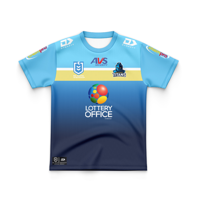 Kid's NRL Gold Coast Titans 2024 Home Jersey