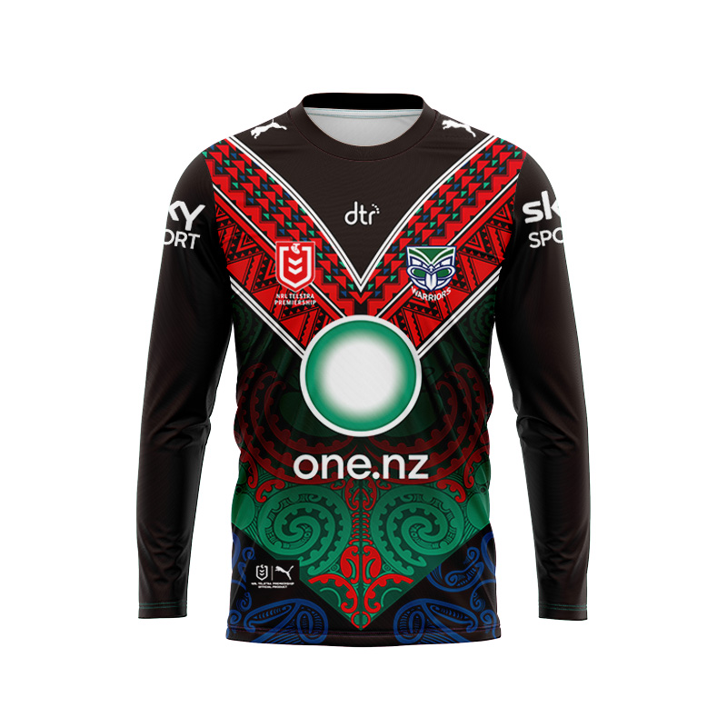 NRL New Zealand Warriors 2023 Long Sleeve Indigenous Jersey