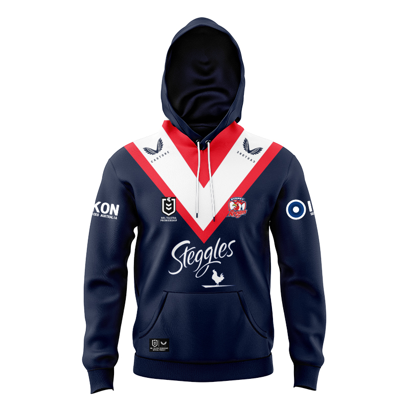 Kid's NRL Sydney Roosters 2024 Home Hoodie