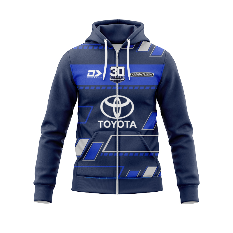 NRL North Queensland Cowboys 2025 Navy Training Zipper Hoodie