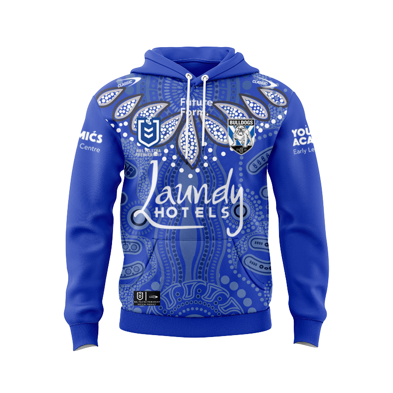 NRL Canterbury-Bankstown Bulldogs 2024 Indigenous Hoodie