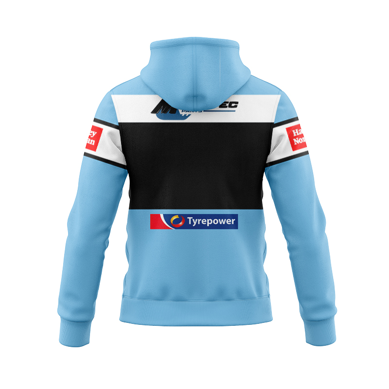 NRLW Cronulla-Sutherland Sharks 2024 Home Zipper Hoodie