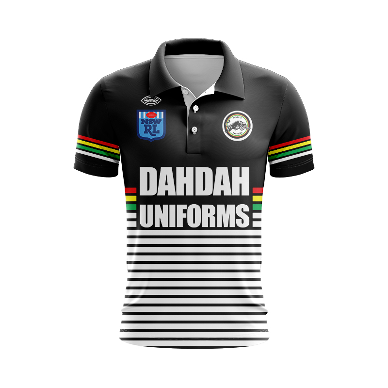 NRL Penrith Panthers 1991 Retro Home Polo Shirt