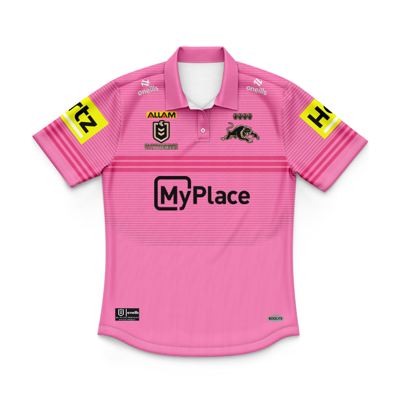 Kid's NRL Penrith Panthers Premiers 2024 Polo Shirt