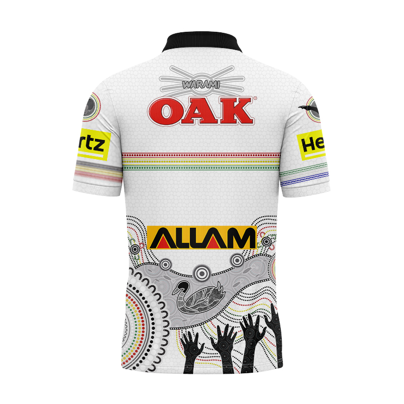 NRL Penrith Panthers 2024 Indigenous Polo Shirt