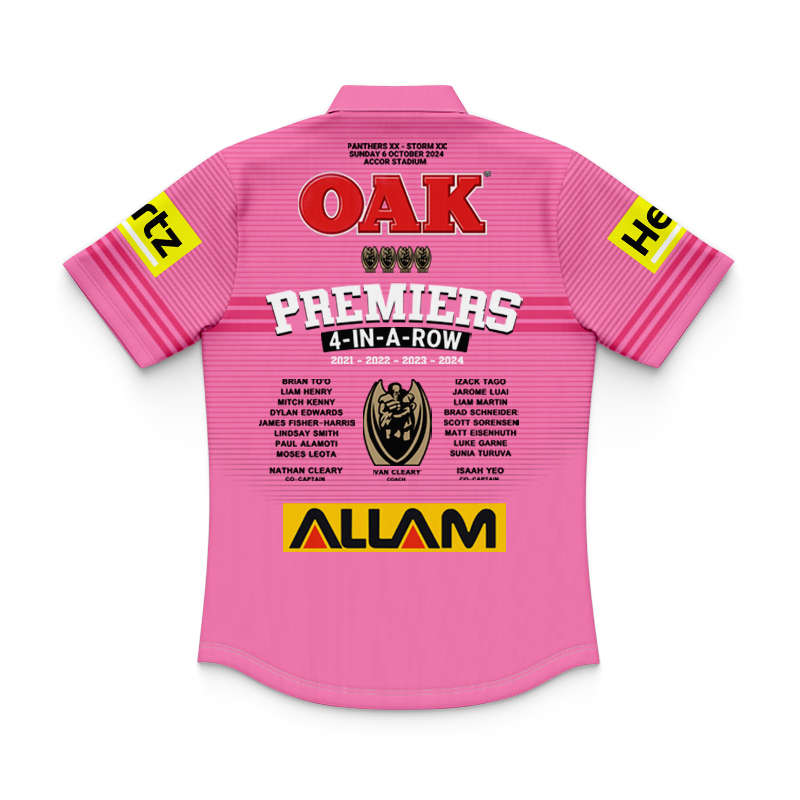 Kid's NRL Penrith Panthers Premiers 2024 Polo Shirt