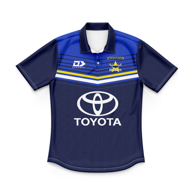 Kid's NRL North Queensland Cowboys 2023 Training Polo Shirt