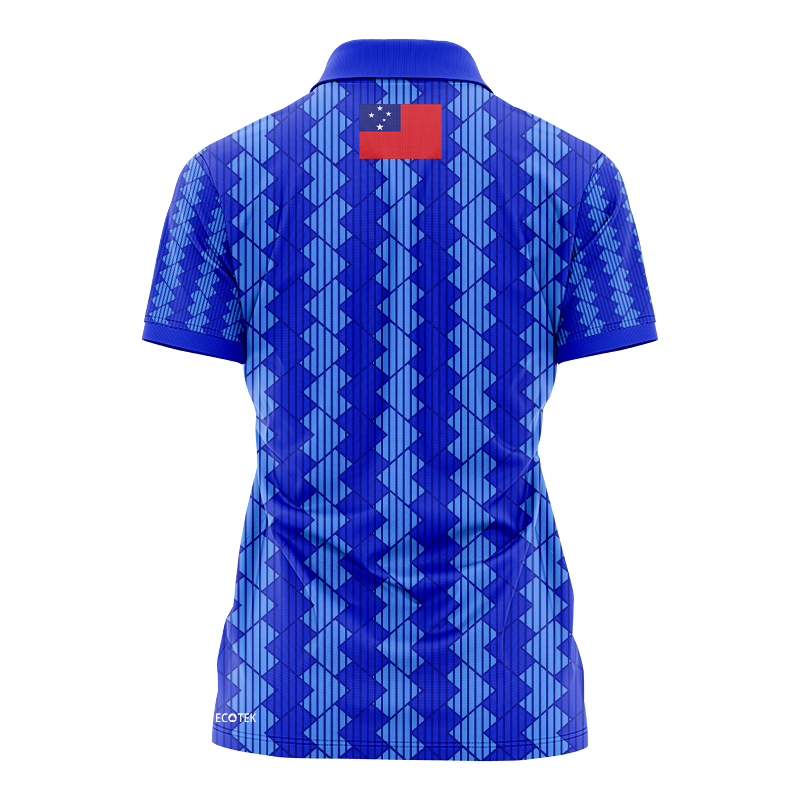 Women's Toa Samoa Rugby League 2024 Home Polo Shirt
