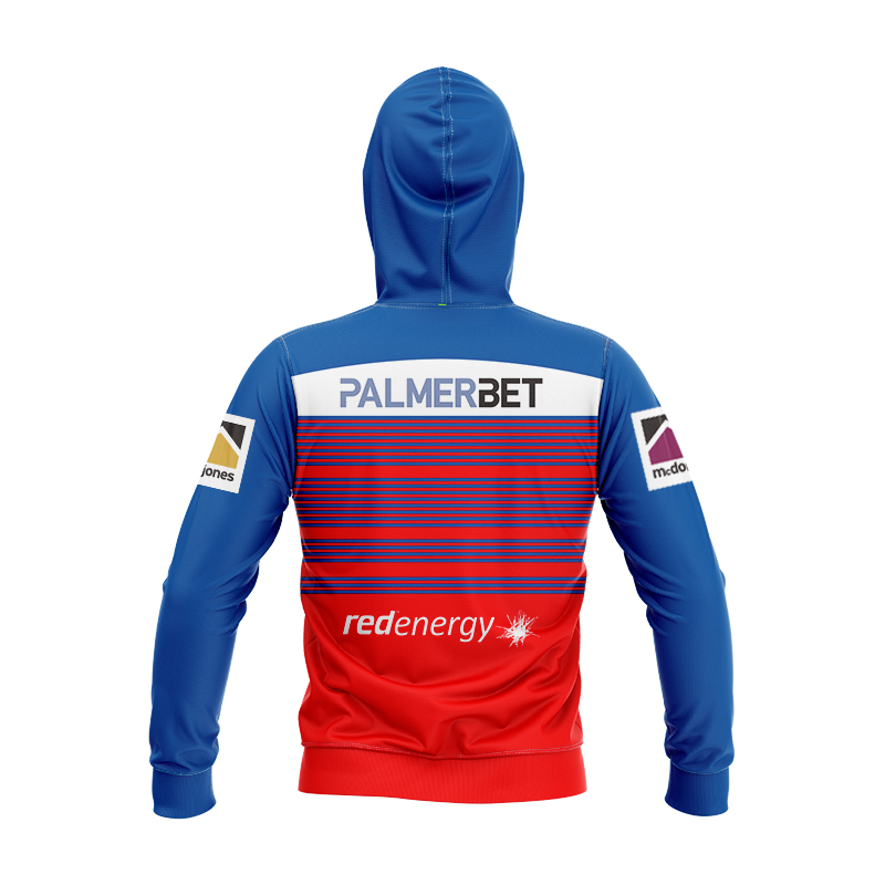 Kid's NRL Newcastle Knights 2024 Red Training Hoodie