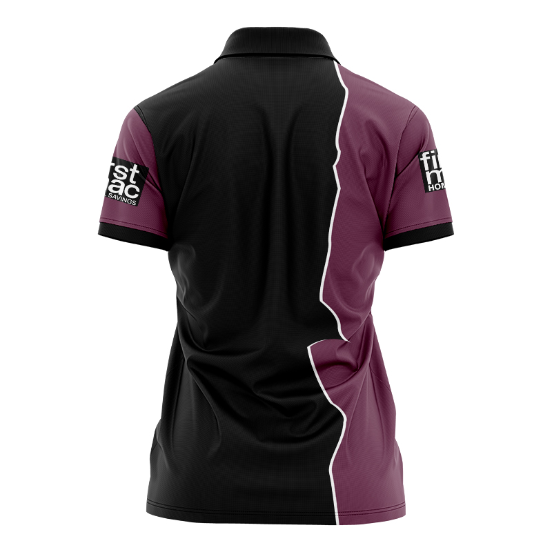 Women's NRL Brisbane Broncos 2024 Training Mix Polo Shirt